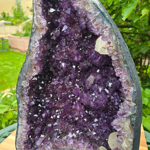 Amethyst Druse – Geode – Harmonie und Entspannung - 37x25x17cm - Nr. 376
