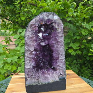 Amethyst Druse – Geode – Harmonie und Entspannung - 32x17x16cm - Nr. 386