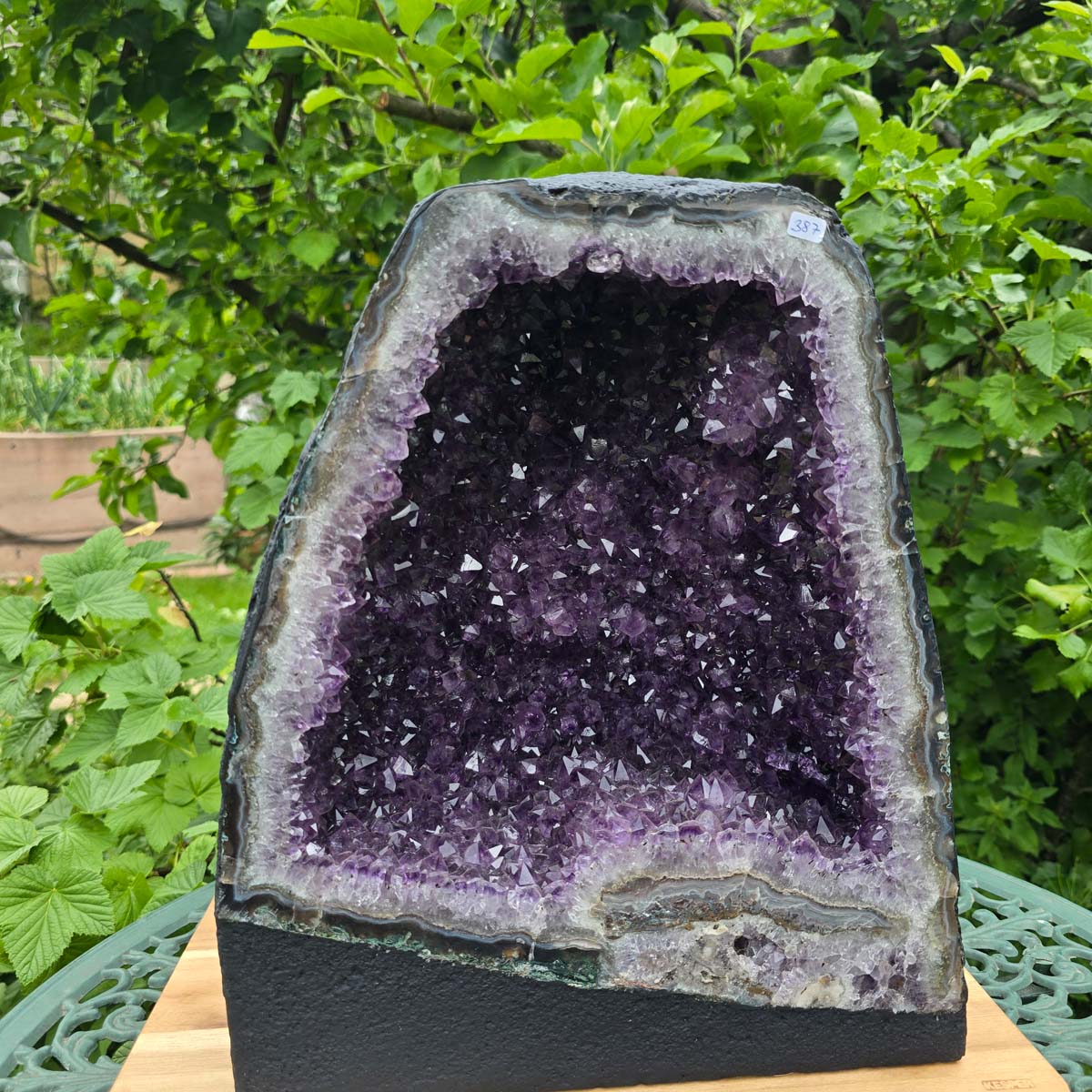 Amethyst Druse – Geode – Harmonie und Entspannung - 35x30x23cm - Nr. 387