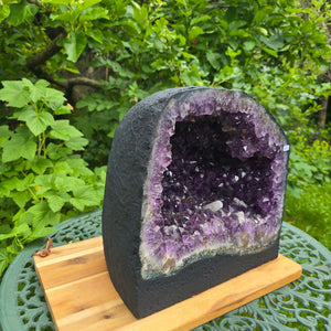 Amethyst Druse – Geode – Harmonie und Entspannung - 32x29x20cm - Nr. 391
