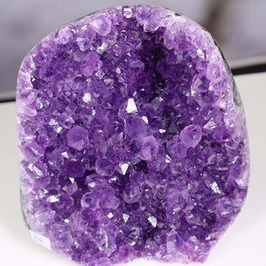 Uruguay Amethyst Mini Geode - 11x11x10cm - Harmonie und Entspannung – extra dunkler Qualität - NR 39