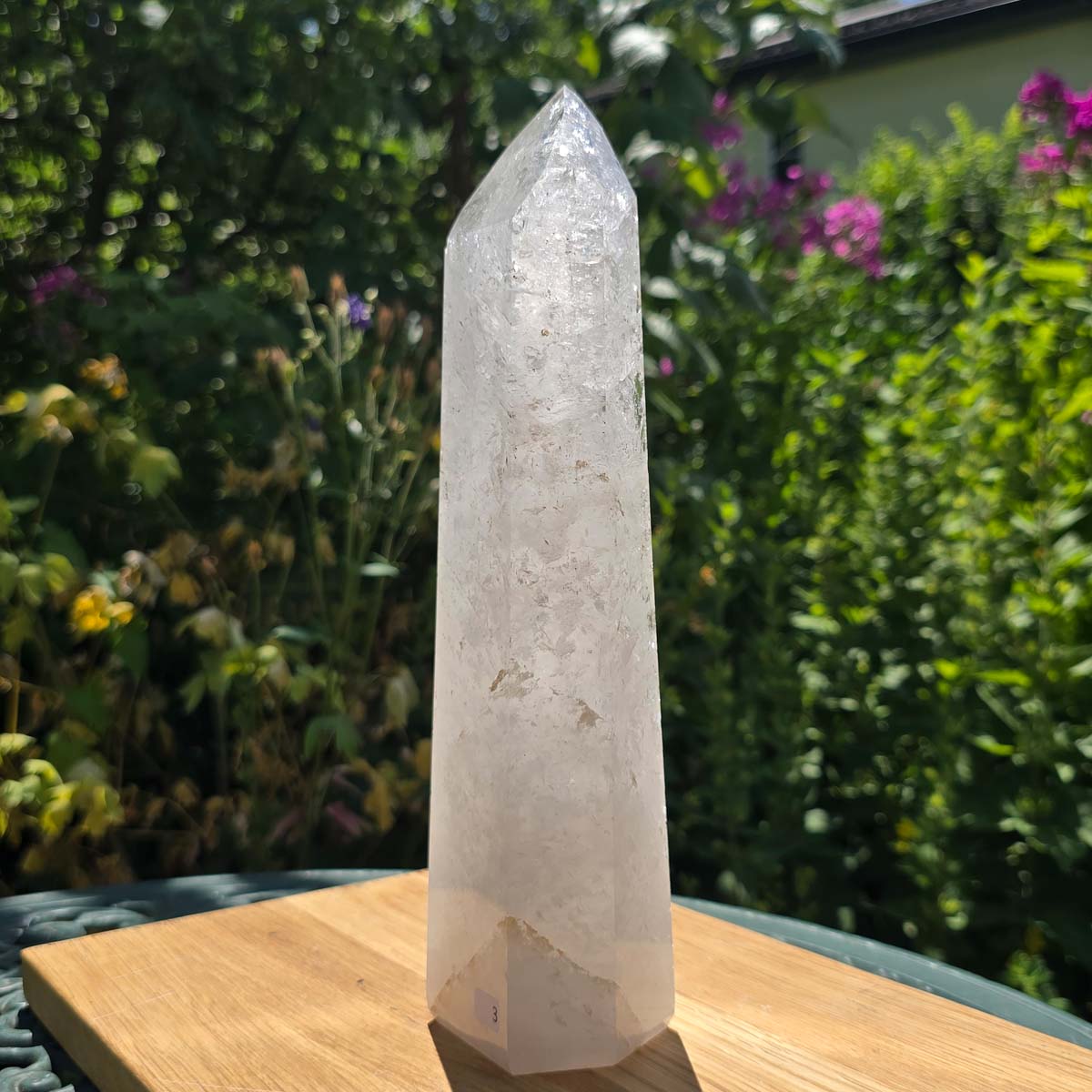 Punta de cristal de roca pulida - ÚNICO Nr3