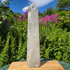 Bergkristall, Quarz, Obelisk geschliffen - 41x9x7 cm - Nr 40