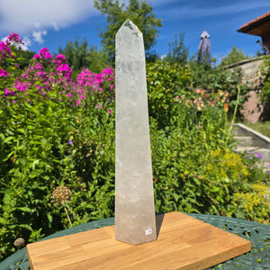 Bergkristall, Quarz, Obelisk geschliffen - 40x8x7 cm - Nr 42