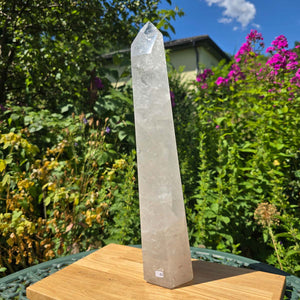 Bergkristall, Quarz, Obelisk geschliffen - 40x8x7 cm - Nr 42