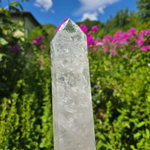 Bergkristall, Quarz, Obelisk geschliffen - 40x8x7 cm - Nr 42