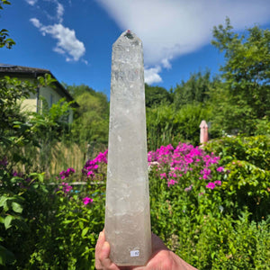 Bergkristall, Quarz, Obelisk geschliffen - 40x8x7 cm - Nr 42