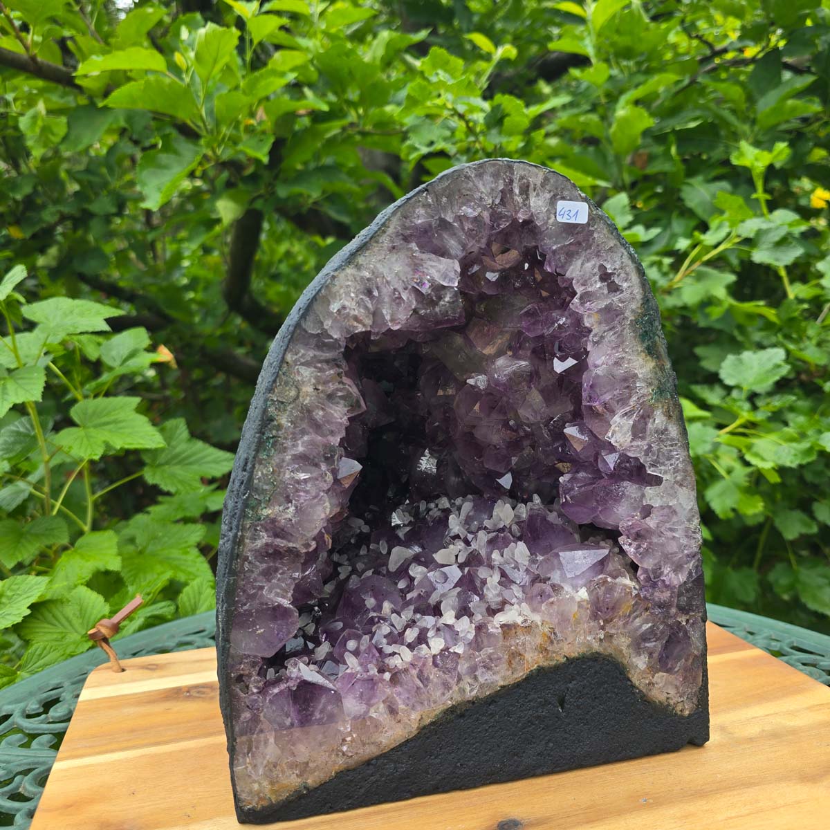 Amethyst Druse – Geode – Harmonie und Entspannung - 26x21x19cm - Nr. 431