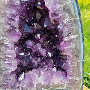 Amethyst Druse – Geode – Harmonie und Entspannung - 49x30x19cm - Nr. 43