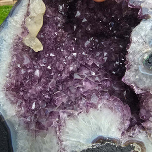 Amethyst Druse – Geode – Harmonie und Entspannung - 31x24x20cm - Nr. 463
