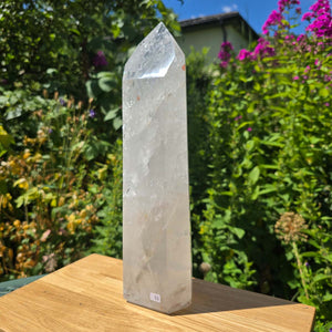 Bergkristall, Quarz, Obelisk geschliffen - 33x9x6 cm - Nr 51