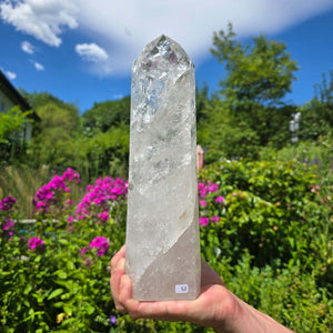 Bergkristall, Quarz, Obelisk geschliffen - 30x9x5 cm - Nr 52