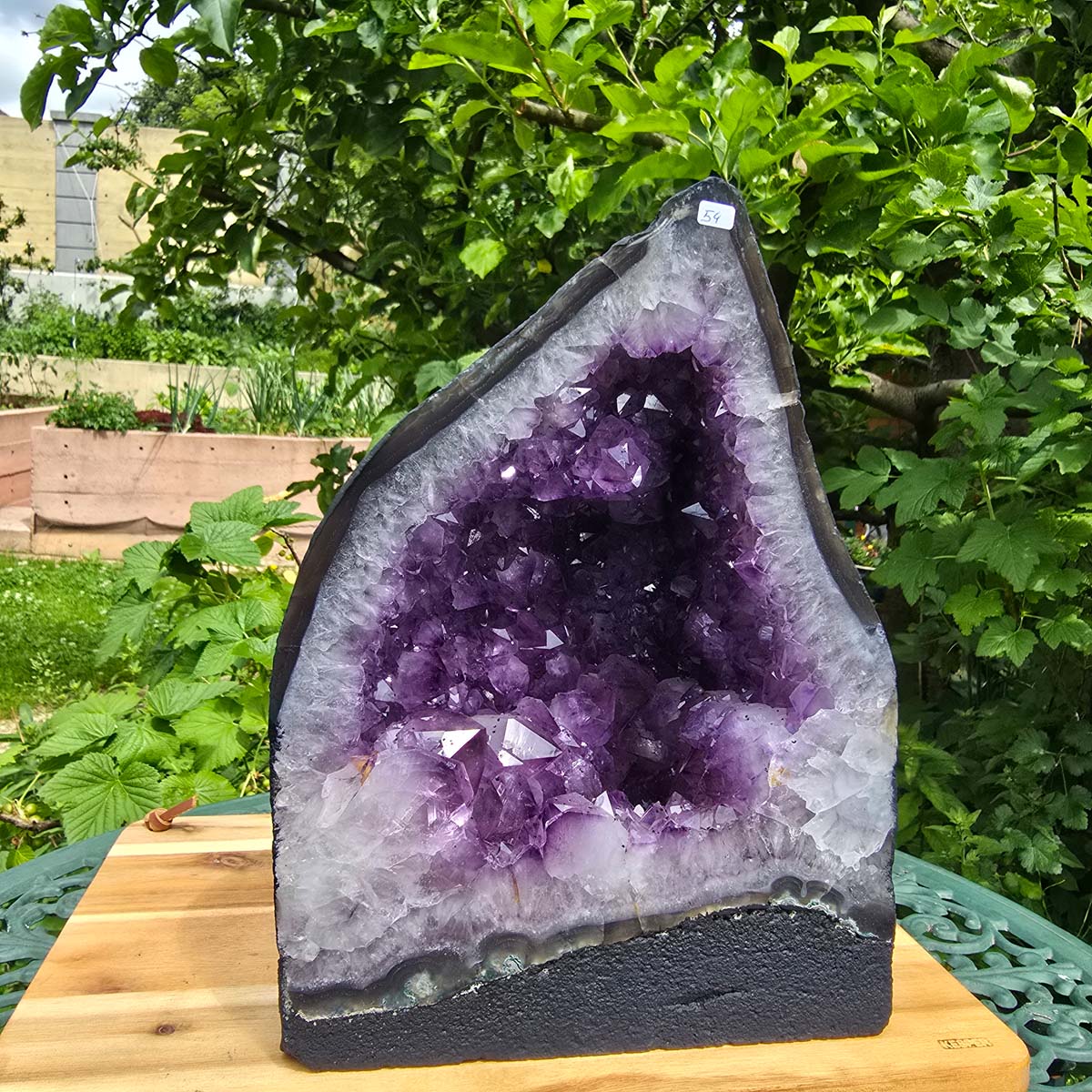 Amethyst Druse – Geode – Harmonie und Entspannung - 32x23x18cm - Nr. 54