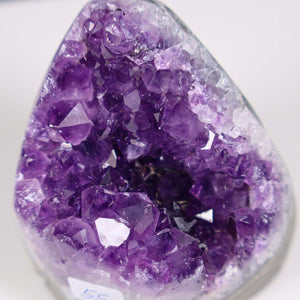 Uruguay Amethyst Mini Geode - 7x7x6cm - Harmonie und Entspannung – extra dunkler Qualität - NR 55