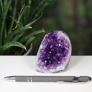 Uruguay Amethyst Mini Geode - 6x6x7cm - Harmonie und Entspannung – extra dunkler Qualität - NR 56