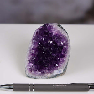 Uruguay Amethyst Mini Geode - 6x6x7cm - Harmonie und Entspannung – extra dunkler Qualität - NR 56