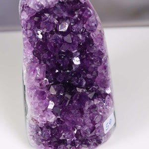 Uruguay Amethyst Mini Geode - 10x6x7cm - Harmonie und Entspannung – extra dunkler Qualität - NR 59