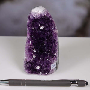 Uruguay Amethyst Mini Geode - 10x6x7cm - Harmonie und Entspannung – extra dunkler Qualität - NR 59