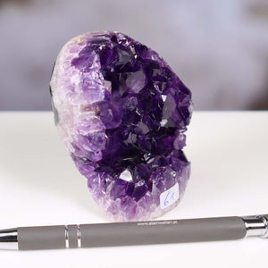 Uruguay Amethyst Mini Geode - 9x7x5cm - Harmonie und Entspannung – extra dunkler Qualität - NR 61