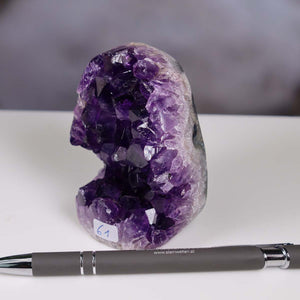 Uruguay Amethyst Mini Geode - 9x7x5cm - Harmonie und Entspannung – extra dunkler Qualität - NR 61