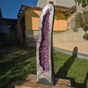 Amethyst Druse – Geode – Höhe 113cm - 69kg – UNIKAT Nr. 61