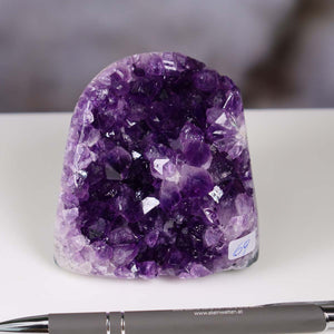 Uruguay Amethyst Mini Geode - 7x8x6cm - Harmonie und Entspannung – extra dunkler Qualität - NR 69