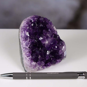 Uruguay Amethyst Mini Geode - 7x8x6cm - Harmonie und Entspannung – extra dunkler Qualität - NR 69