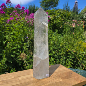 Bergkristall, Quarz, Obelisk geschliffen - 30x7x4 cm - Nr 71