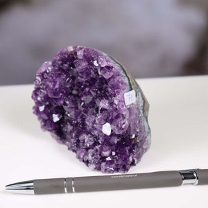 Uruguay Amethyst Mini Geode - 7x8x6cm - Harmonie und Entspannung – extra dunkler Qualität - NR 71