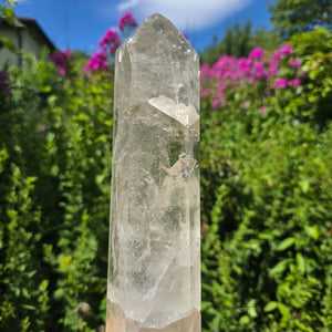 Bergkristall, Quarz, Obelisk geschliffen - 30x7x4 cm - Nr 71