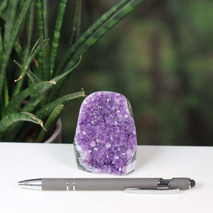 Uruguay Amethyst Mini Geode - 6x5x5cm - Harmonie und Entspannung – extra dunkler Qualität - NR 73