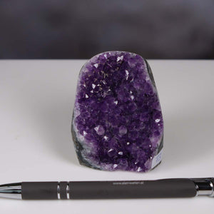 Uruguay Amethyst Mini Geode - 6x5x5cm - Harmonie und Entspannung – extra dunkler Qualität - NR 73