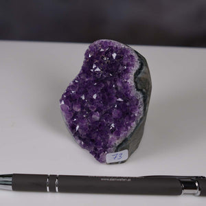 Uruguay Amethyst Mini Geode - 6x5x5cm - Harmonie und Entspannung – extra dunkler Qualität - NR 73