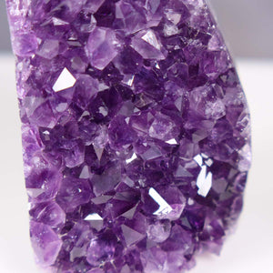 Uruguay Amethyst Mini Geode - 9x6x5cm - Harmonie und Entspannung – extra dunkler Qualität - NR 74