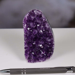 Uruguay Amethyst Mini Geode - 9x6x5cm - Harmonie und Entspannung – extra dunkler Qualität - NR 74