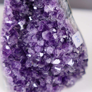 Uruguay Amethyst Mini Geode - 8x6x5cm - Harmonie und Entspannung – extra dunkler Qualität - NR 75