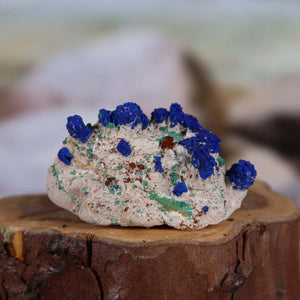 Azurit Malachit - natürlicher Rohstein - 5x3,5x2,5cm - Nr. 7