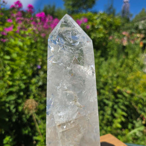 Bergkristall, Quarz, Obelisk geschliffen - 28x9x6 cm - Nr 81