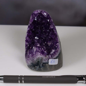 Uruguay Amethyst Mini Geode - 6x5x7cm - Harmonie und Entspannung – extra dunkler Qualität - NR 84