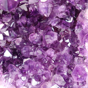Uruguay Amethyst Mini Geode - 15x11x8cm - Harmonie und Entspannung – extra dunkler Qualität - NR 86