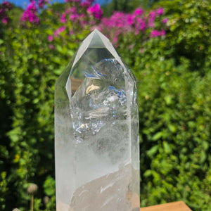 Bergkristall, Quarz, Obelisk geschliffen - 27x8x6 cm - Nr 86