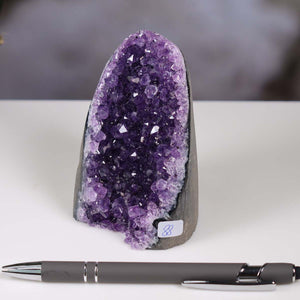 Uruguay Amethyst Mini Geode - 9x7x6cm - Harmonie und Entspannung – extra dunkler Qualität - NR 88