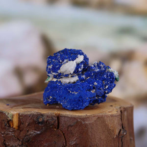 Azurit Malachit - natürlicher Rohstein - 4x3,5x3,5cm - Nr. 8