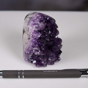 Uruguay Amethyst Mini Geode - 6x5x5cm - Harmonie und Entspannung – extra dunkler Qualität - NR 90
