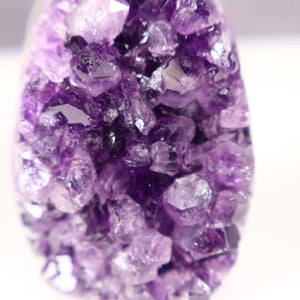 Uruguay Amethyst Mini Geode - 6x5x5cm - Harmonie und Entspannung – extra dunkler Qualität - NR 90