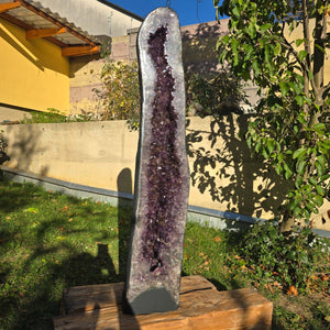 Amethyst Druse – Geode – Höhe 122cm - 70kg – UNIKAT Nr. 91