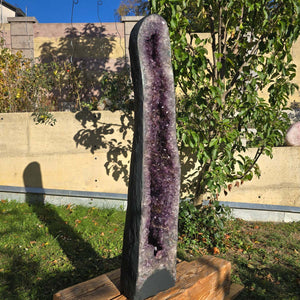 Amethyst Druse – Geode – Höhe 122cm - 70kg – UNIKAT Nr. 91