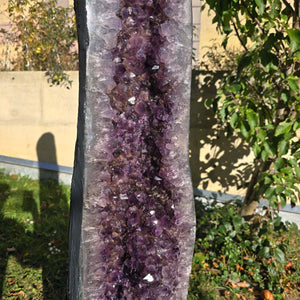 Amethyst Druse – Geode – Höhe 122cm - 70kg – UNIKAT Nr. 91