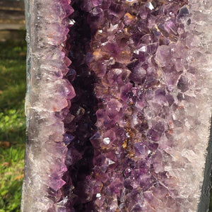 Amethyst Druse – Geode – Höhe 122cm - 70kg – UNIKAT Nr. 91