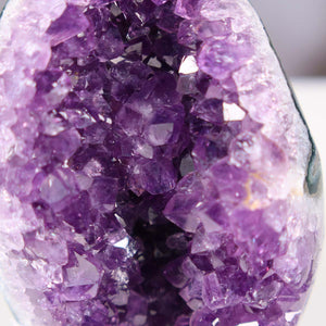 Uruguay Amethyst Mini Geode - 8x7x5cm - Harmonie und Entspannung – extra dunkler Qualität - NR 91
